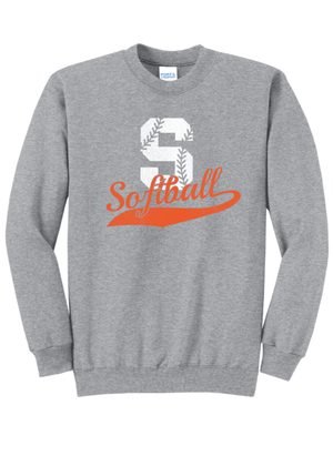 Custom Printed Apparel | Adult Unisex Crewneck Sweatshirt - Softball | Stockbridge Athletics - Stockbridge Athletics