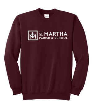Custom Printed Apparel | Adult Unisex Crewneck Sweatshirt | St. Martha School Spirit Wear - St. Martha OD