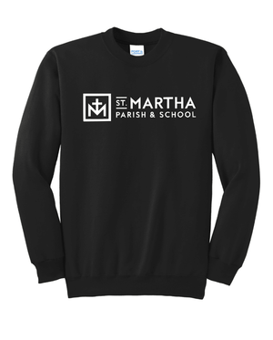 Custom Printed Apparel | Adult Unisex Crewneck Sweatshirt | St. Martha School Spirit Wear - St. Martha OD