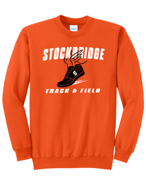 Custom Printed Apparel | Adult Unisex Crewneck Sweatshirt - Track & Field | Stockbridge Athletics - Stockbridge Athletics