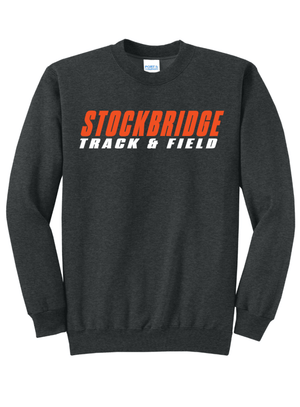 Custom Printed Apparel | Adult Unisex Crewneck Sweatshirt - Track & Field | Stockbridge Athletics - Stockbridge Athletics