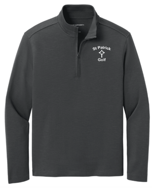 Custom Printed Apparel | Adult Unisex Custom 1/4 Zip Pullover - Dark Grey | St. Patrick Golf - SP Golf - 19236