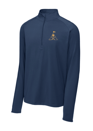 Custom Printed Apparel | Adult Unisex Custom 1/4 Zip - Stretch Performance | Portland Cub Scouts - Portland Cub Scouts - 19262