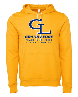 Custom Printed Apparel | Adult Unisex Custom Hoodie - Bella + Canvas | Grand Ledge Track & Field - GL T&F 26 - 19005