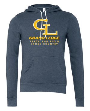 Custom Printed Apparel | Adult Unisex Custom Hoodie - Bella + Canvas | Grand Ledge Track & Field - GL T&F 26 - 19005