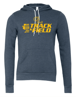 Custom Printed Apparel | Adult Unisex Custom Hoodie - Bella + Canvas | Grand Ledge Track & Field - GL T&F 26 - 19005