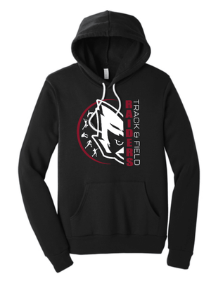 Custom Printed Apparel | Adult Unisex Custom Hoodie - Bella + Canvas | Portland MS Track & Field - Portland MS T&F - 19117