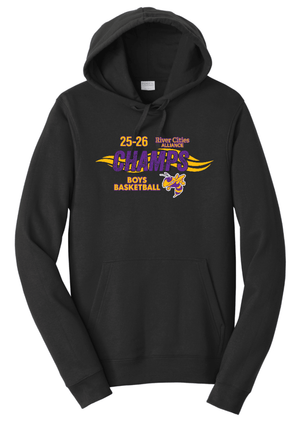 Custom Printed Apparel | Adult Unisex Custom Hoodie - Black | Greenville Basketball Champs - Greenville Bball Champs - 19084