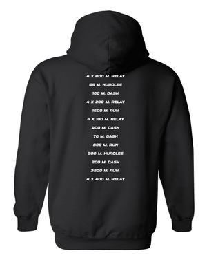 Custom Printed Apparel | Adult Unisex Custom Hoodie - Gildan | Portland MS Track & Field - Portland MS T&F - 19117