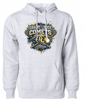 Custom Printed Apparel | Adult Unisex Custom Hoodie | Grand Ledge Lacrosse - GL Lacrosse - 19166