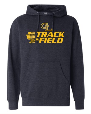 Custom Printed Apparel | Adult Unisex Custom Hoodie | Grand Ledge Track & Field - GL T&F 26 - 19005