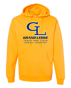 Custom Printed Apparel | Adult Unisex Custom Hoodie | Grand Ledge Track & Field - GL T&F 26 - 19005