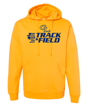 Custom Printed Apparel | Adult Unisex Custom Hoodie | Grand Ledge Track & Field - GL T&F 26 - 19005