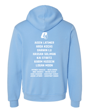Custom Printed Apparel | Adult Unisex Custom Hoodie | Okemos Swim & Dive 2026 State Team - OHS 26 State Swim - 19040
