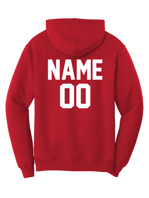 Custom Printed Apparel | Adult Unisex Custom Hoodie - Soccer Ball Design | LA Dragons - LA Dragons - 19284