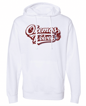 Custom Printed Apparel | Adult Unisex Custom Hoodie - White | Okemos Staff - Okemos Staff S26 - 19087