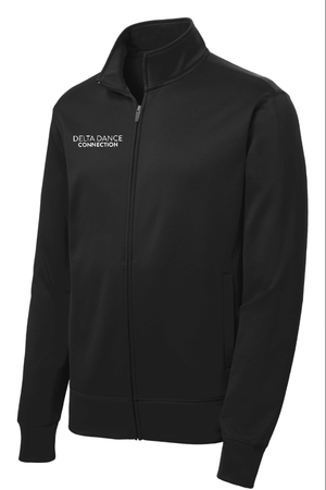 Custom Printed Apparel | Adult Unisex Custom Jacket - Black Full Zip | Delta Dance Connection - DDC - 19306