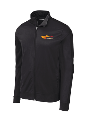 Custom Printed Apparel | Adult Unisex Custom Jacket - Black Full Zip | LA Dragons - LA Dragons - 19284