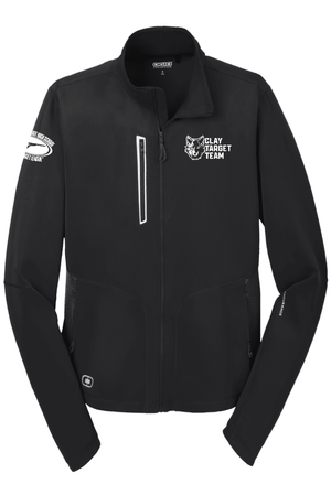 Custom Printed Apparel | Adult Unisex Custom Jacket - Black Performance Full Zip | Okemos Clay Target Team - Okemos Clay Target - 19202