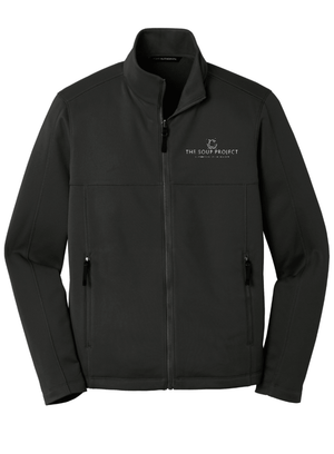 Custom Printed Apparel | Adult Unisex Custom Jacket - Black Soft Shell | The Soup Project - TSP - 19162