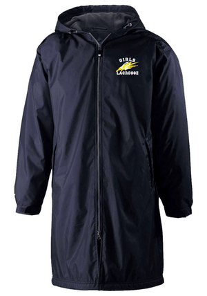 Custom Printed Apparel | Adult Unisex Custom Jacket - Navy | Grand Ledge Lacrosse - GL Lacrosse Jacket - 19239