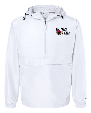 Custom Printed Apparel | Adult Unisex Custom Jacket - White Champion Anorak | Portland MS Track & Field - Portland MS T&F - 19117