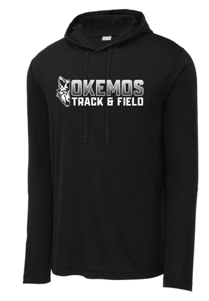 Custom Printed Apparel | Adult Unisex Custom Long Sleeve Hoodie - Black | Okemos Track & Field 2026 - Okemos Track & Field 26 - 19165