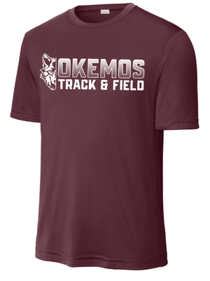 Custom Printed Apparel | Adult Unisex Custom Performance T-Shirt | Okemos Track & Field 2026 - Okemos Track & Field 26 - 19165