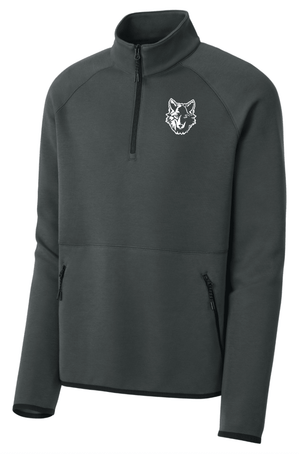 Custom Printed Apparel | Adult Unisex Custom Quarter Zip - Grey | Okemos Staff - Okemos Staff S26 - 19087