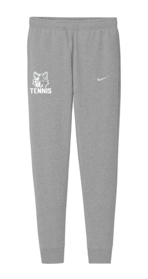Custom Printed Apparel | Adult Unisex Custom Sweatpants - Grey Nike Joggers | Okemos Tennis - Okemos Tennis - 19219