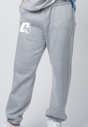 Custom Printed Apparel | Adult Unisex Custom Sweatpants - Heather Grey | Cornell Elementary - Cornell - 19125