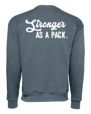 Custom Printed Apparel | Adult Unisex Custom Sweatshirt - Blue Crewneck | Okemos Staff - Okemos Staff S26 - 19087