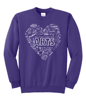 Custom Printed Apparel | Adult Unisex Custom Sweatshirt - Crewneck | Portland 50th Arts Fest - 50th Arts Fest - 18859