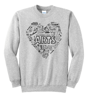 Custom Printed Apparel | Adult Unisex Custom Sweatshirt - Crewneck | Portland 50th Arts Fest - 50th Arts Fest - 18859