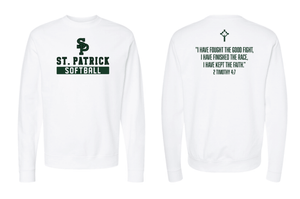 Custom Printed Apparel | Adult Unisex Custom Sweatshirt - Crewneck | St. Patrick Baseball/Softball - SP Baseball Softball - 19209/19212