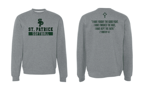 Custom Printed Apparel | Adult Unisex Custom Sweatshirt - Crewneck | St. Patrick Baseball/Softball - SP Baseball Softball - 19209/19212