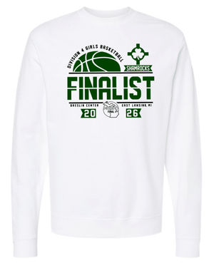 Custom Printed Apparel | Adult Unisex Custom Sweatshirt - Crewneck | St. Patrick Catholic School Girls Basketball Finalists - SPS Girls Basketball Finalists - 19263