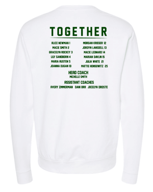 Custom Printed Apparel | Adult Unisex Custom Sweatshirt - Crewneck | St. Patrick Catholic School Girls Basketball Finalists - SPS Girls Basketball Finalists - 19263