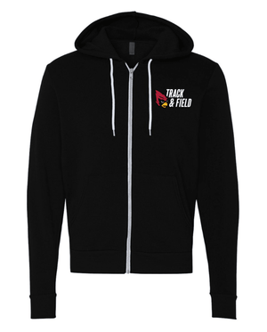 Custom Printed Apparel | Adult Unisex Custom Sweatshirt - Full Zip | Portland MS Track & Field - Portland MS T&F - 19117