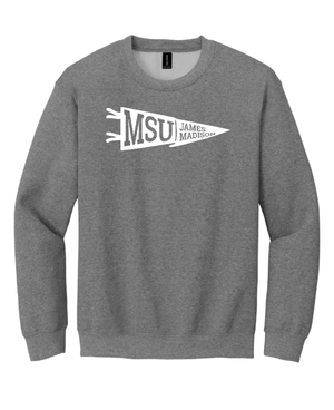 Custom Printed Apparel | Adult Unisex Custom Sweatshirt - Pennant Logo Crewneck | James Madison College - JMC Major - 19122
