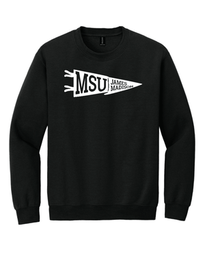 Custom Printed Apparel | Adult Unisex Custom Sweatshirt - Pennant Logo Crewneck | James Madison College - JMC Major - 19122