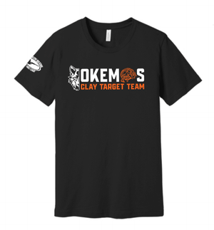 Custom Printed Apparel | Adult Unisex Custom T-Shirt - Black | Okemos Clay Target Team - Okemos Clay Target - 19202
