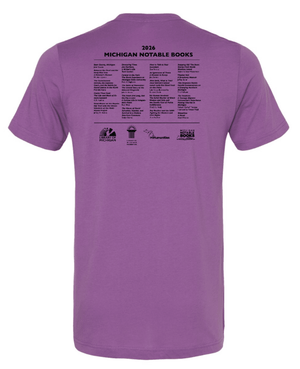 Custom Printed Apparel | Adult Unisex Custom T-Shirt - Foundation's Design | Michigan Notable Books Apparel - MNB - 19271