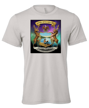 Custom Printed Apparel | Adult Unisex Custom T-Shirt - Foundation's Design | Michigan Notable Books Apparel - MNB - 19271
