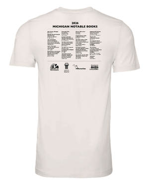 Custom Printed Apparel | Adult Unisex Custom T-Shirt - Foundation's Design | Michigan Notable Books Apparel - MNB - 19271