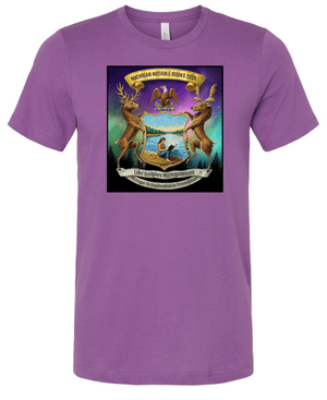 Custom Printed Apparel | Adult Unisex Custom T-Shirt - Foundation's Design | Michigan Notable Books Apparel - MNB - 19271