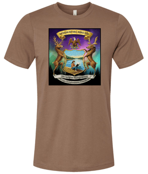 Custom Printed Apparel | Adult Unisex Custom T-Shirt - Foundation's Design | Michigan Notable Books Apparel - MNB - 19271