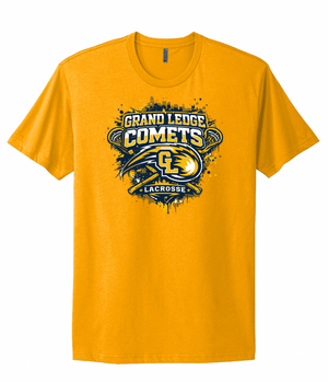 Custom Printed Apparel | Adult Unisex Custom T-Shirt | Grand Ledge Lacrosse - GL Lacrosse - 19166