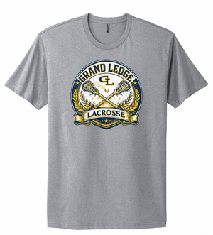 Custom Printed Apparel | Adult Unisex Custom T-Shirt | Grand Ledge Lacrosse - GL Lacrosse - 19166