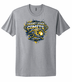 Custom Printed Apparel | Adult Unisex Custom T-Shirt | Grand Ledge Lacrosse - GL Lacrosse - 19166